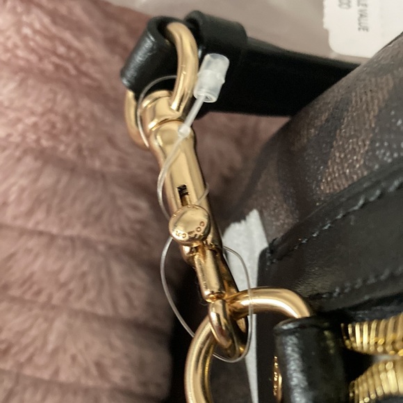 Brand new Coach Crossbody/Shoulder/Handbag in Classic Coach Black/Brown Color - Picture 7 of 13